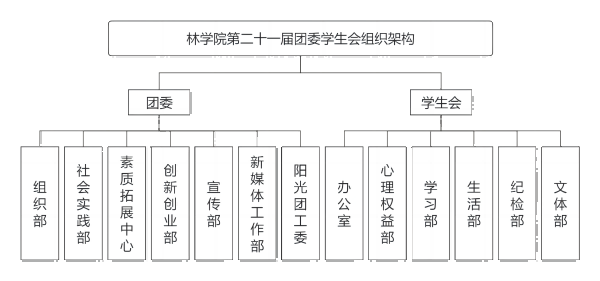乐动滚球app第二十一届团委学生会组织架构(1).png